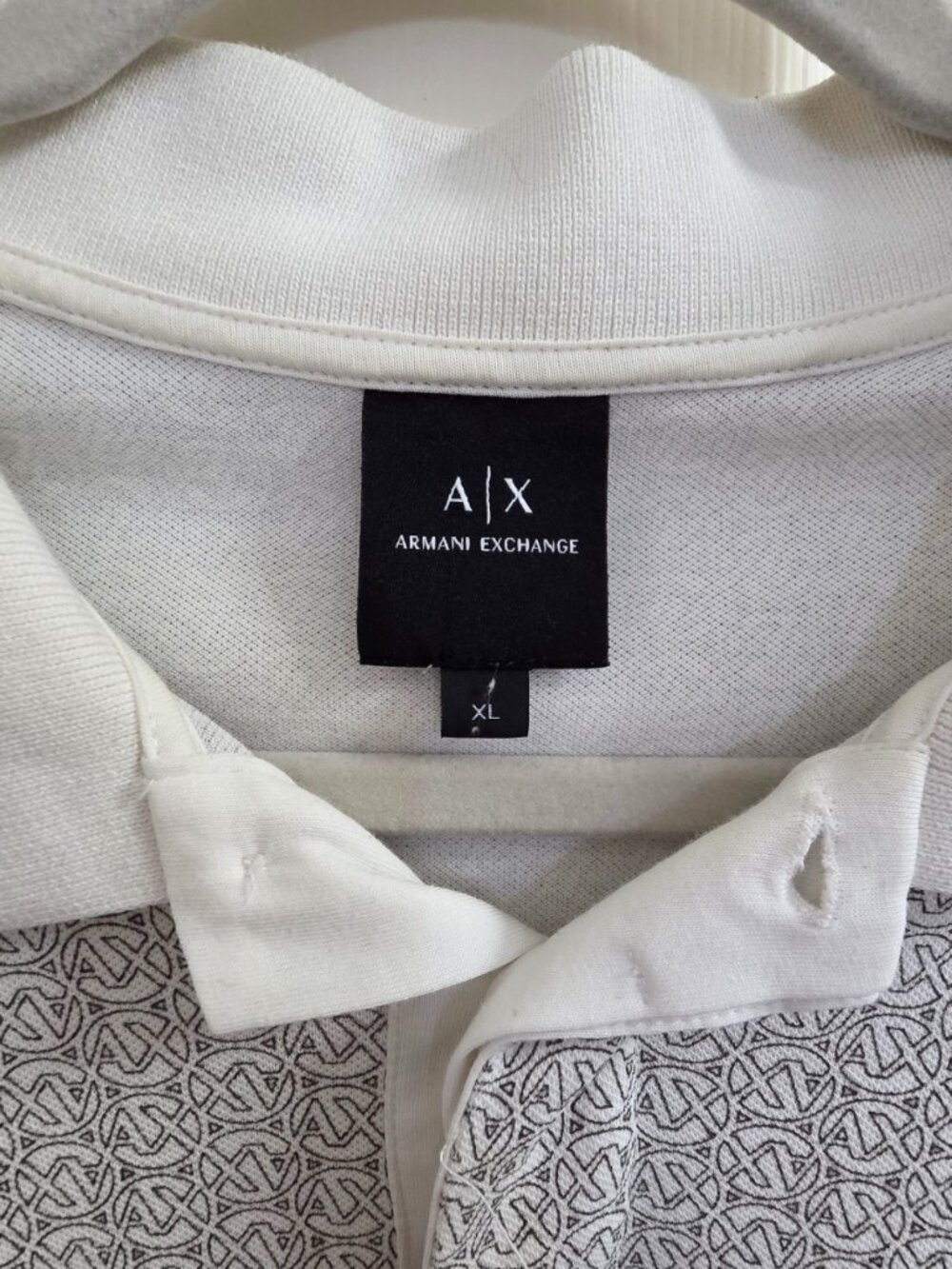 Pre-loved AX Armani Exchange Men's Polo Shirt XL - Picture 3 of 5